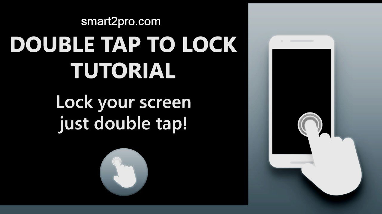 Double Tap to Lock or Unlock Screen